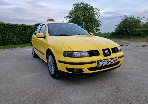 Seat Leon cena 15500 przebieg: 257000, rok produkcji 2002 z Koronowo małe 67